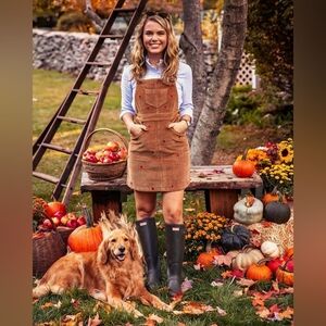 Kiel James Patrick Apple Picking Corduroy Jumper Overalls Size Small